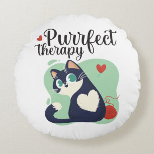 Purfektion Rundes Kissen