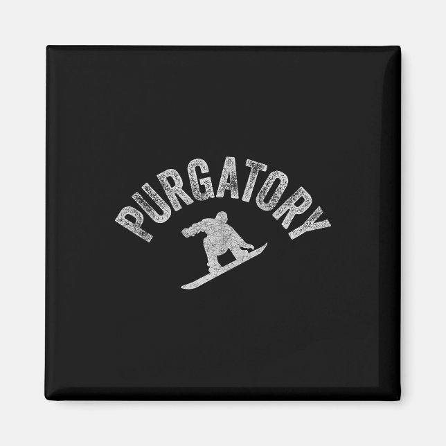 Purgatory Co Snowboarder Colorado Snowboarden Win Magnet (Vorne)