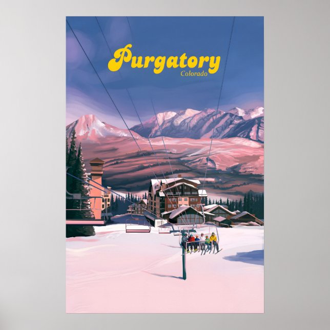 Purgatory-Ski-Resort-Reiseposter Poster (Vorne)