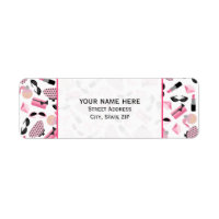 Purge Étiquette de adresse de parfum et de bâton à