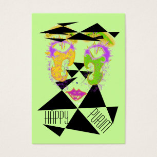 Purim Abstrait Costume Cartes cadeaux ChubbyBusine