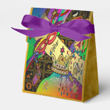 Purim Esther Celebration Dark Art Print
