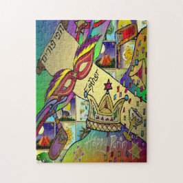 Purim Esther Celebration Light Art Print