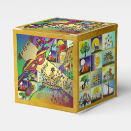 Purim Esther Celebration Light Art Print Geschenkschachtel