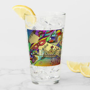 Purim Esther Feier Light Art Druck Glas