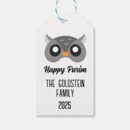 Purim Eule Maskerade Kostüm Geschenkanhänger