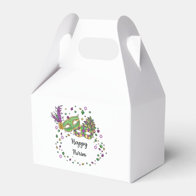 Purim Geschenke Geschenkschachtel (Vorderseite)