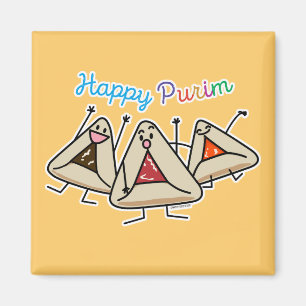 Purim Hamantaschen Konditorei Sameach Oznei Haman Magnet