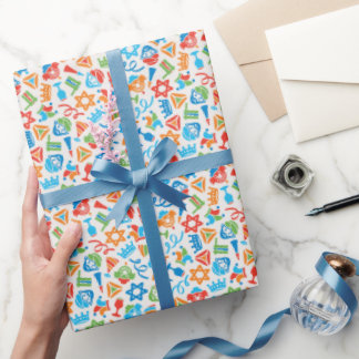 Purim Holiday Wrapping Paper Geschenkpapier