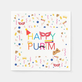 Purim Napkins Serviette