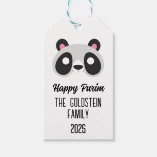 Purim Panda Maskerade Kostüm Geschenkanhänger