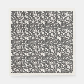 Purim-Papier-Servietten Serviette