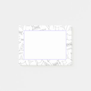 Purim Post-it Klebezettel