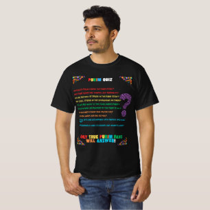 Purim Quiz - Testen Sie Ihr Wissen über diesen Jud T-Shirt
