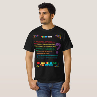 Purim Quiz - Testen Sie Ihr Wissen über diesen Jud T-Shirt