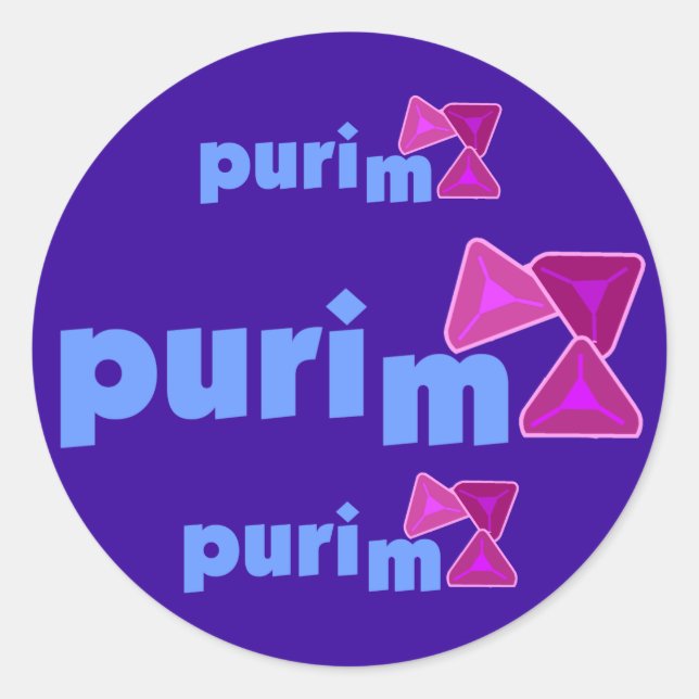 Purim Stickers (Vorderseite)