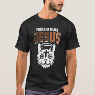 Purise Black Jesus Black History Monat Niedlicher T-Shirt