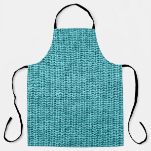 Puristische blaue Textur Schürze