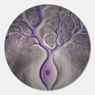Purkinje-Neuron Runder Aufkleber