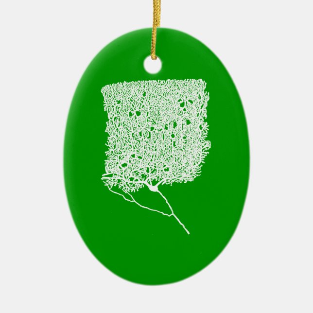Purkinje Zelle Keramik Ornament (Vorne)