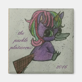 Purkle Platicorns Teammagnet Magnet