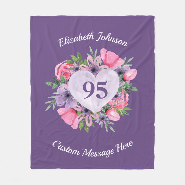 Purple 95e anniversaire de la couverture pour femm (Devant)