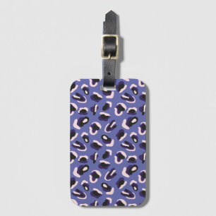 Purple Abstract Animal Print Gepäckanhänger