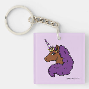 Purple Afro Unicorn
