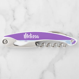 Purple and blue melting skulls pattern kellnermesser