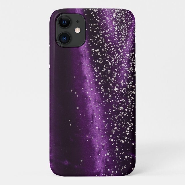 Purple and diamonds - Stunning Barely TherePro Max Case-Mate iPhone Hülle (Rückseite)