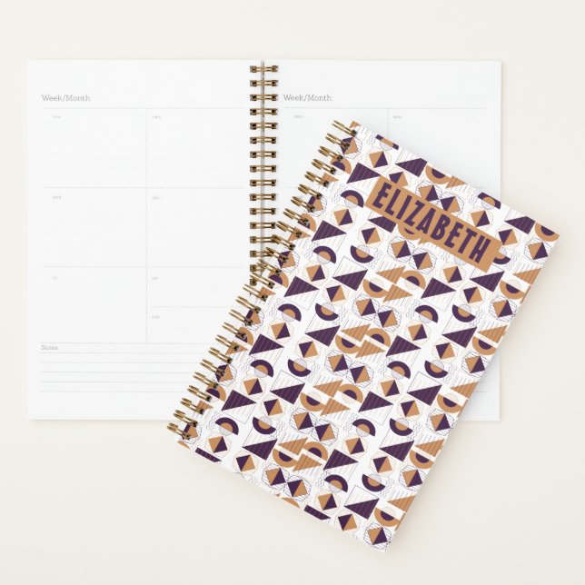 Purple and gold Aesthetic abstract (Devant avec enveloppe)
