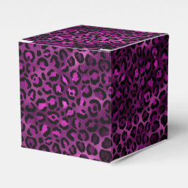 Purple and Gold Leopard Series Design 3 Geschenkschachtel