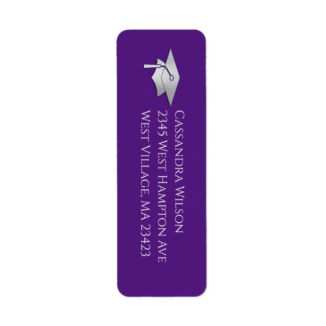 Purple and Silver Graduation (Vorne)