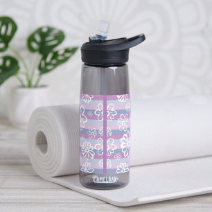 Purple And White Floral Camelbak Water bottle Trinkflasche