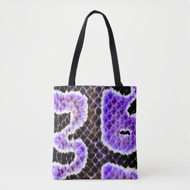 Purple Ball Python Tote Bag – Wild (Devant)