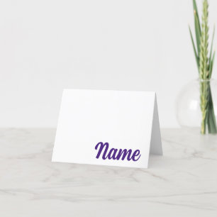 PURPLE Baton Rouge, LA Carte de note personnalisée