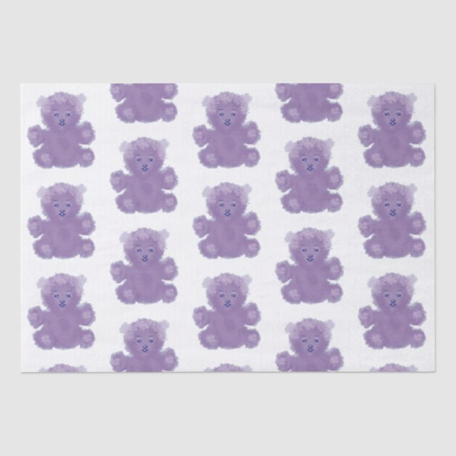 Purple bear seidenpapier (Vorderseite)