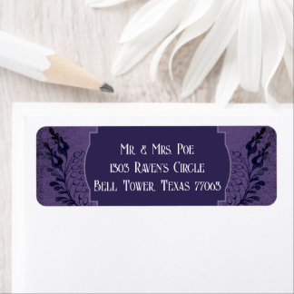 Purple & Black Gothic Vintage