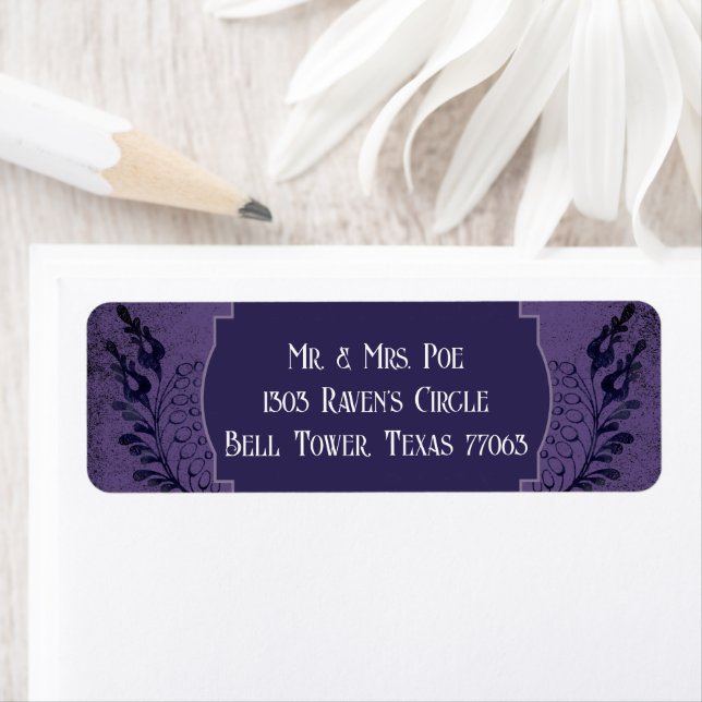Purple & Black Gothic Vintage (Insitu)