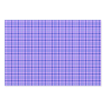 Purple Blue Plaid Classic Pattern Bright