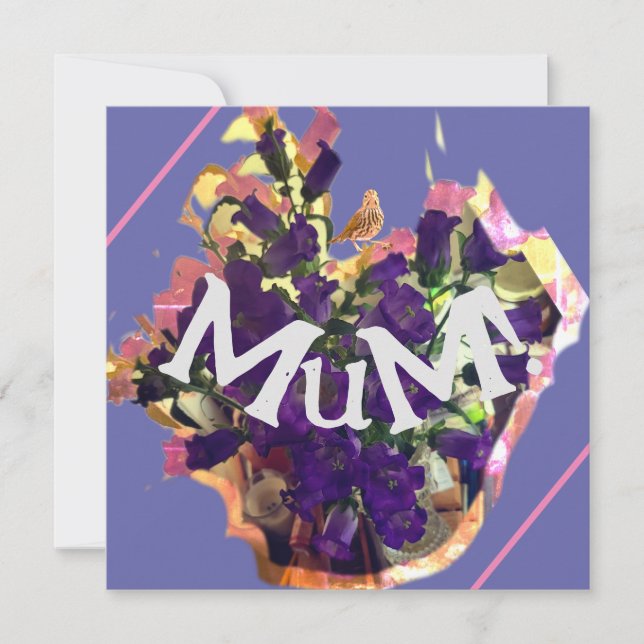 Purple Blumen (Vorderseite)