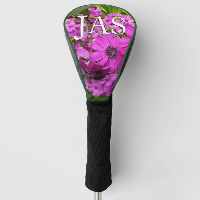 Purple Blumen aus San Francisco Golf Headcover (Vorderseite)