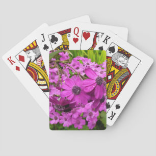 Purple Blumen aus San Francisco Spielkarten