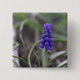 Purple Blumen Button