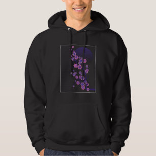 Purple Blumen Hoodie