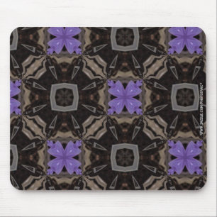 Purple Blumen Mousepad