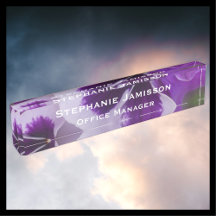 Purple Blumen Name und Name des Schreibtisches