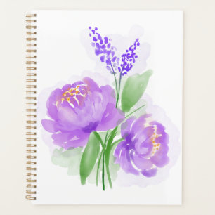 Purple Blumen Planer