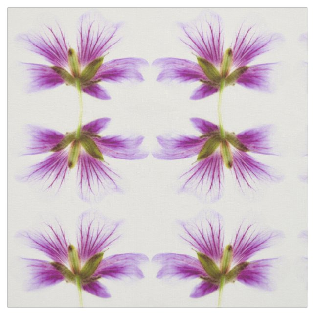 Purple Blumen Stoff (Muster)