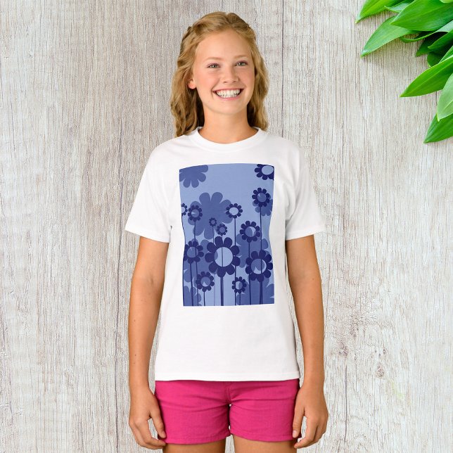 Purple Blumen T-Shirt (Von Creator hochgeladen)